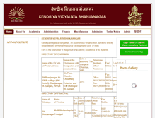 Tablet Screenshot of kvbhanjanagar.org